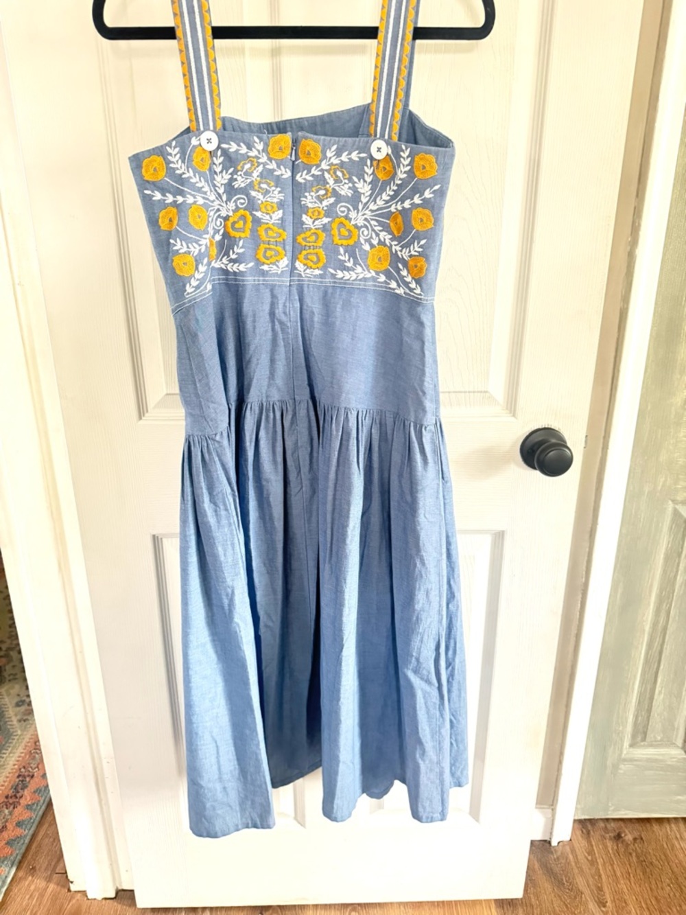Shoshanna Greta Embroidered Knee-Length Dress - Picture 4 of 6